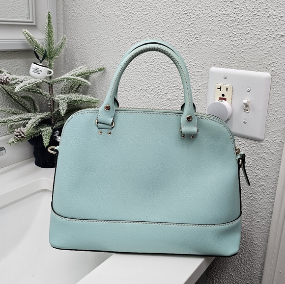Kate Spade Mint Green Leather Wellesley Rachelle Shoulder Bag - Picture 15 of 15
